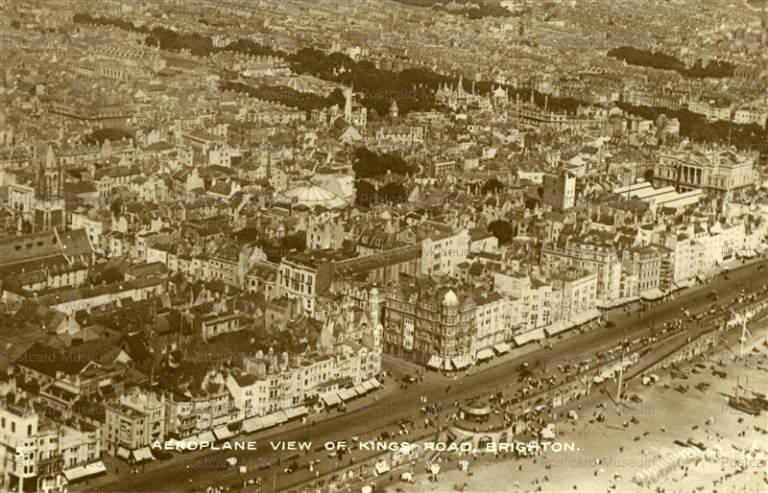 ge530-Aeroplane View of　Kings Road Brighton